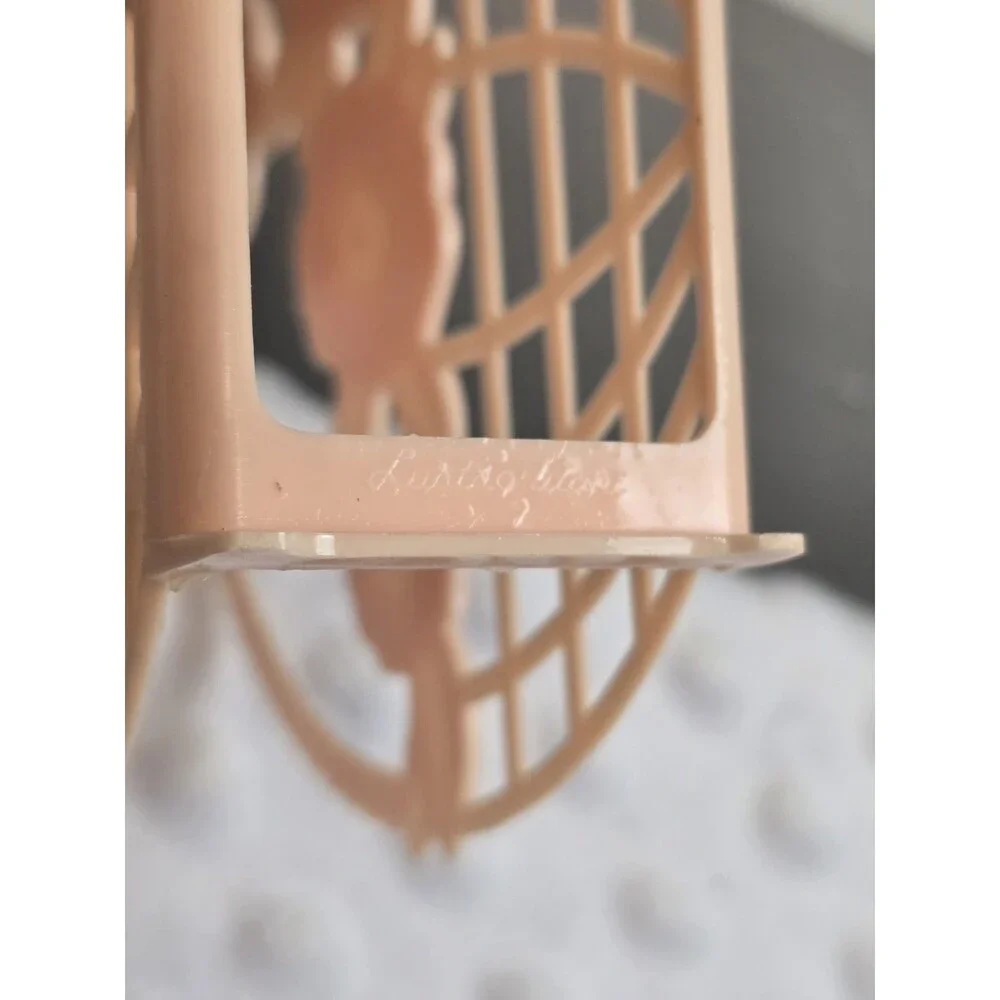 Lusterware Vintage Plastic Napkin Holder Retro Kitchen Art Deco Office Bill Slot